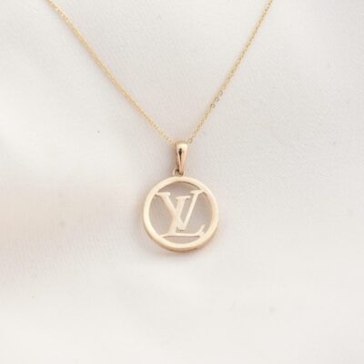 پلاک طلا طرح lv-مشهدطلا