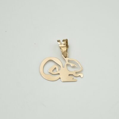 پلاک طلا طرح سنجاب-مشهدطلا