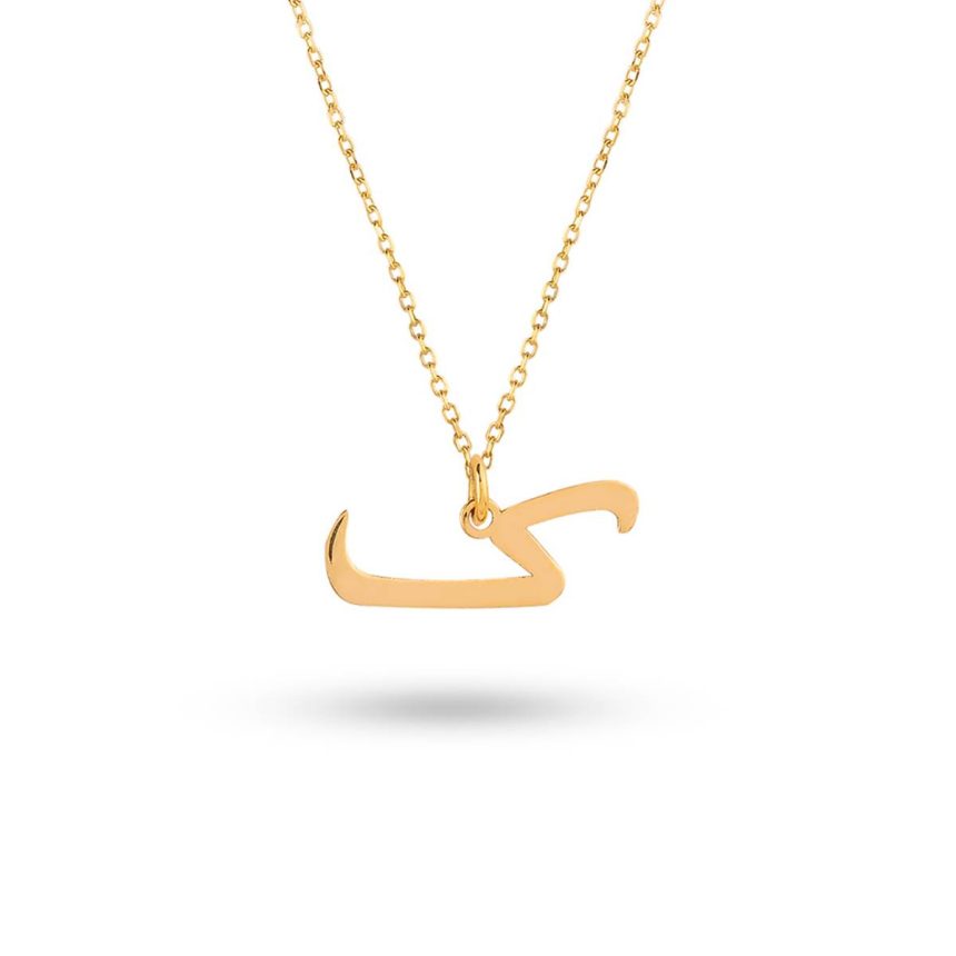 آویز طلا طرح ک-مشهدطلا